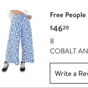 Free People Menocra Wide Leg Pant